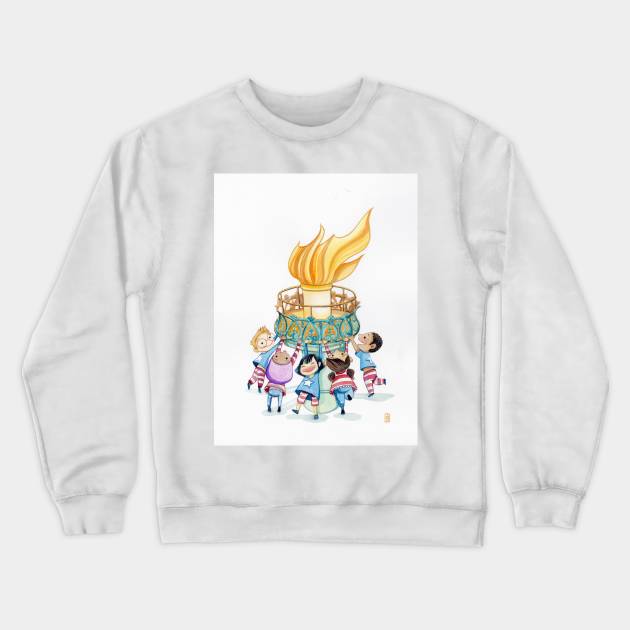 Happiness Crewneck Sweatshirt by Alina Chau